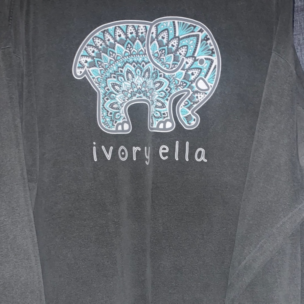 Ivory Ella Classic Fit Pepper Zen Mandala Tee